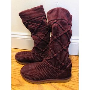 Size 10 Knit UGG Boots - Excellent Condition